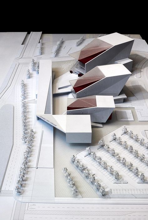 Sejong Art Center Competition Entry / H Architecture + Haeahn Architecture Architectural Model, Arch Model, Architecture Presentation, Architectural Inspiration, Concept Architecture, Model Making, Architecture Project, Contemporary Architecture, Art Center