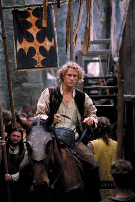 Knights Tale, A Knight's Tale, Heath Ledger, Actrices Hollywood, Great Films, Movie Costumes, Love Movie, Story Inspiration, Medieval Fantasy