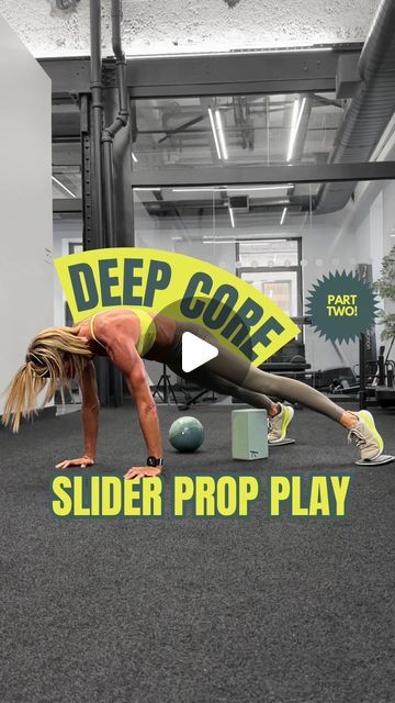 Kira Stokes - kirastokes.com on Instagram: "I’m feeling like DEEP CORE SLIDER PROP PLAY may need to be a new workout on the #KSFITAPP as my mind is now (clearly) running wild with sizzling variations - what do you think KSFIT Stoked Squad? Grab your Stoked Sliders, Stoked Ball & Stoked Block (or get creative with props) - and give this core crusher with a side of inner/outer thighs a try!  •aim for 10 reps of the full sequence , 3-4 sets •KSFITAPP Athletes - this is a great bonus move for Ab Blast 4 or BLOCKbuster Abs ⭐️slow, controlled movement where you drive firmly into the sliders is so key to truly making an impact on the target muscle groups. Sure, fast and furious may look cool and perhaps has a place if you’re trying to focus on cardiovascular benefits but to REALLY connect and cha Slider Exercises Ab Workouts, Ab Workout With Sliders, Core Sliders Workout, Slider Workouts, Core Slider Workout, Slider Workout, Fitness Postpartum, Ab Blast, Kira Stokes