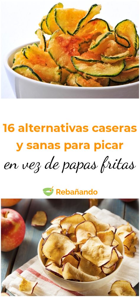 16 alternativas caseras y saludables para reemplazar las papitas fritas en el picoteo #snack #snacksaludable #chips #picoteosano Easy To Digest Foods, Carbohydrates Food, Low Fat Yogurt, Cereal Recipes, High Protein Recipes, Vegetable Dishes, Main Meals, Health Food, Healthy Snacks