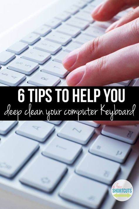 The next time you keyboard is looking a little rough, consider these tips for deep cleaning your keyboard. As you can see the process is quite simple, and when you are done your computer will look like new again! Give them a try and enjoy a cleaner, healthier workspace. How To Clean Keyboard, How To Clean Computer, Keyboard Hacks, Gmail Hacks, Clean Keyboard, Keyboard Cleaner, Cleaning Baseboards, Computer Diy, Diy Pc