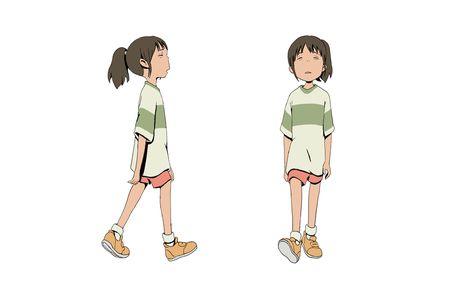 tumblr_orj99dZ8uX1tg8xjto1_1280.gif (1268×806) Walking Cycle, Hairstyles For Characters, Walking Animation, Manga Ideas, Drawing Hairstyles, Tex Avery, Pencil Test, Draw Manga, Animation Sketches