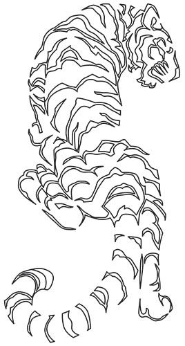 Tattoo Tiger Design, Tattoo Tiger, Tiger Tattoo Design, Tiger Drawing, Stained Glass Patterns Free, Urban Threads, Tiger Design, Desenho Tattoo, Tiger Art