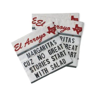 Best Sellers – Page 2 – El Arroyo Paper Cocktail Napkins, My Mouth, Paper Products, How To Make Salad, Disposable Tableware, Home Candles, Cocktail Napkins, Gag Gifts, Paper Napkins