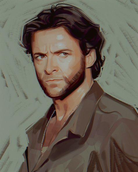 Instagram Hugh Jackman Art, Logan Wolverine Art, Hugh Jackman Logan, Logan Howlett, Wolverine Art, Wolverine Hugh Jackman, Logan Wolverine, Deadpool Wolverine, Man Thing Marvel