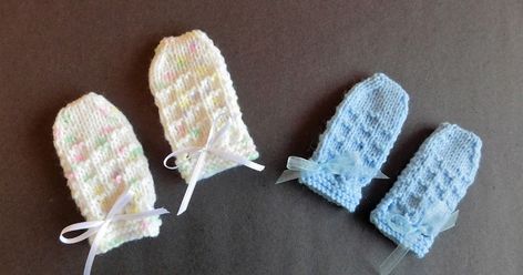 Simple stylish knitting & crochet patterns from a popular independent designer. Baby Mittens Knitting Pattern, Baby Mittens Knitting, Baby Mittens Pattern, Baby Knitting Free, Mittens Knitting Pattern, Daisy Patterns, Crochet Baby Mittens, Mittens Knitting, Baby Bootees