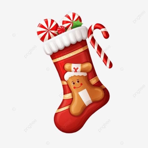 stocking sock cartoon christmas with gift gingerbread cookie and candy cane vector xmas holiday sa Clip Art Christmas, Candy Clipart, Santa Clipart, Santa Socks, Cartoon Christmas, Gingerbread Cookie, Christmas Cartoons, Xmas Holidays, Art Christmas