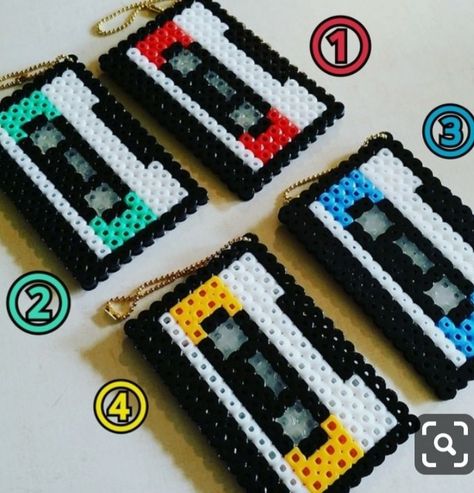 Perler Bead Designs, Melt Beads Patterns, Hamma Beads Ideas, Easy Perler Bead Patterns, Pearl Beads Pattern, Easy Perler Beads Ideas, Fuse Bead Patterns, Art Perle, Instruções Origami