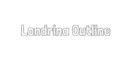 Londrina Outline font Outline Font, Outline Fonts, Linux, Mac