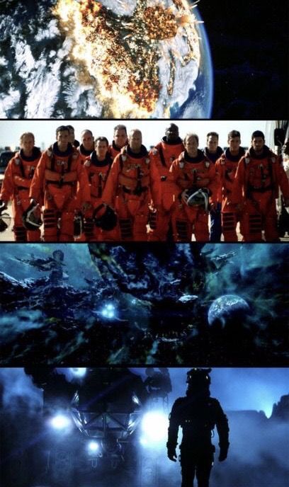 Armageddon Movie, Scifi Movies, Michael Bay, Science Fiction Movies, Theme Tattoo, Movies Worth Watching, Nice Pic, Movie Themes, Bruce Willis