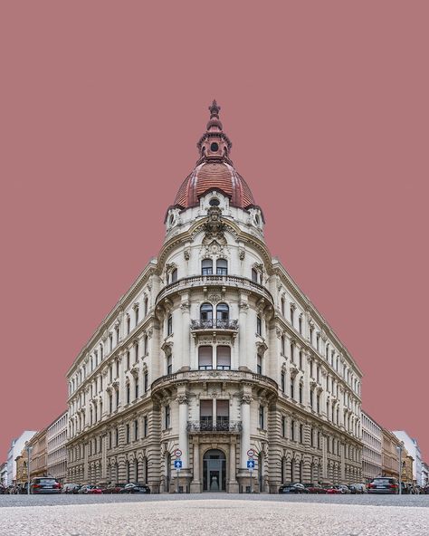 Gallery of Zsolt Hlinka's Photo Collages Portray the Buildings of Budapest in Perfect Symmetry - 7 Symmetry Photography, Perfect Symmetry, Symmetry Design, Acrylic Photo Prints, Building Photography, Photo Collages, Photography Series, Perspective Art, Principles Of Design