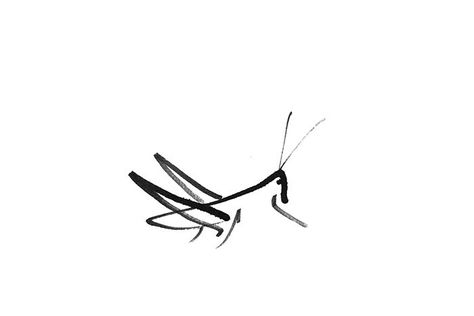 Grasshopper Tattoo, Small Japanese Tattoo, Dibujos Tattoo, Yin Yang Tattoos, Insect Tattoo, Chinese Ink, Dainty Tattoos, Black And White Prints, Best Tattoos