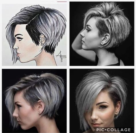 Short Pixie Bob Haircuts, Short Pixie Bob, Hair Cut Guide, Short Shaved Hairstyles, Fall Hair Color Ideas, Chic Short Hair, Choppy Bob, Choppy Bob Hairstyles, Pixie Haircut For Thick Hair