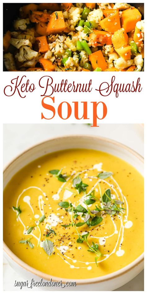 Butternut Squash And Carrot Soup, Paleo Butternut Squash Soup, Squash And Carrot Soup, Vegan Butternut Squash Soup, Frozen Butternut Squash, Butternut Squash Soup Recipe, Pinterest Food, Butternut Soup, Cheese Burger Soup Recipes