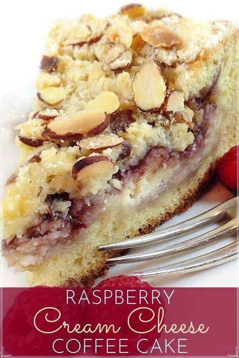 Raspberry Almond Coffee Cake, Raspberry Cheesecake Coffee Cake, Raspberry Amaretto Cake, Raspberry Cream Cheese Coffee Cake, Raspberry Coffee Cake, Raspberry Coffee Cakes, Cheese Coffee Cake, Cake Almond, Raspberry Coffee