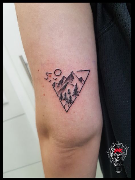 Gatlinburg Tattoo Ideas, Blue Ridge Mountain Tattoo, Mountain Tattoos, Mountains Tattoo, Mountain Tattoo Simple, Tattoos Simple, Koi Tattoo, Mountain Tattoo, Friend Tattoos