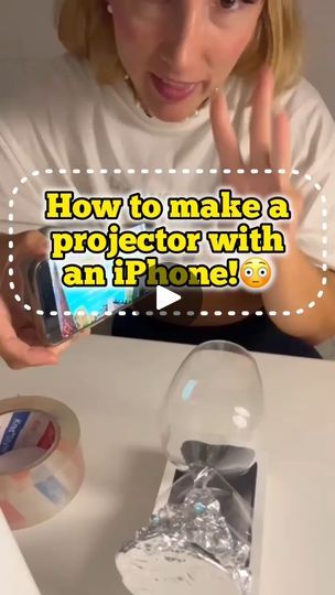 1.1K views · 23 reactions | How to make a projector with an iphone! | How to make a projector with an iphone!  Home theater for very little money. try this. | By Alex PFacebook How To Make Projector At Home, How To Make A Projector With Your Phone, Diy Projector For Tracing, How To Make A Projector, Living Room With Projector Ideas, Diy Movie Projector, Diy Phone Projector, Homemade Mobile, Mobile Projector