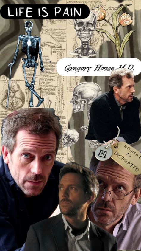 gregory house <3 #housemd #housemdaesthetic #housemdwallpaper Gregory House, House Wallpaper, House Md, Hugh Laurie, Dr House, 5 Seconds Of Summer, Home Wallpaper, Favorite Character