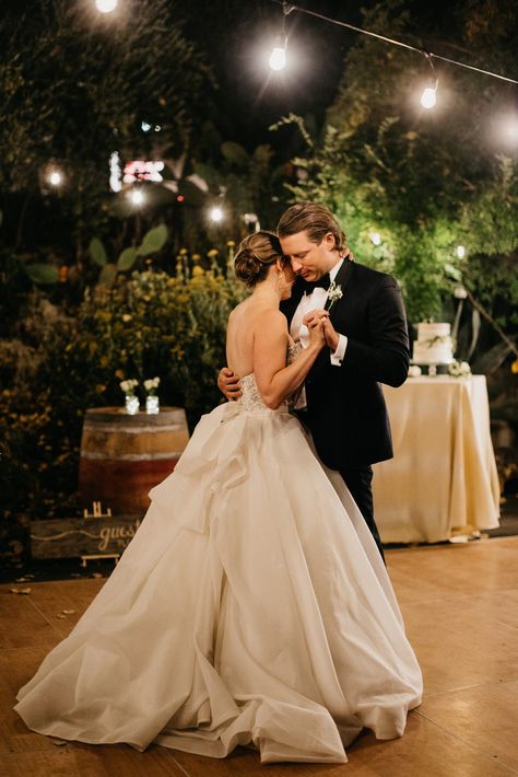 Bride And Groom First Dance Photos, Wedding Reception First Dance, Wedding First Dance Photos, First Dance Wedding Photos, Wedding Dress Ballgown, Bride And Groom First Dance, Wedding Vineyard, Peyton Clark, First Dance Wedding