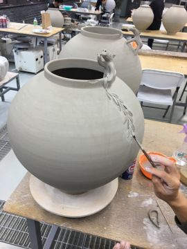 Moon Jars | Tonight my Fingers Smell of Garlic Moon Jars Ceramics, Moon Jars, Lucie Rie, Moon Jar, Nasa Images, Ceramic Ideas, Black Stains, Simplest Form, Clay Creations