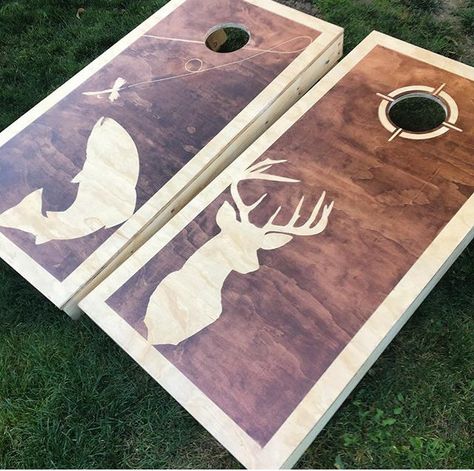 Excited to share the latest addition to my #etsy shop: Corn Hole Boards - Custom Design & Custom Logo Option -Vinyl Decal or Stencil-Wedding-Birthday-Party Decor-Anniversary-Custom Cornhole https://etsy.me/2VcQQS2 #weddings #decoration #cornhole #stencil #decal #vinyl Bean Bag Boards, Diy Cornhole Boards, Cornhole Board Decals, Cornhole Boards Designs, Corn Hole Boards, Diy Yard Games, Corn Hole Diy, Cornhole Designs, Custom Cornhole Boards