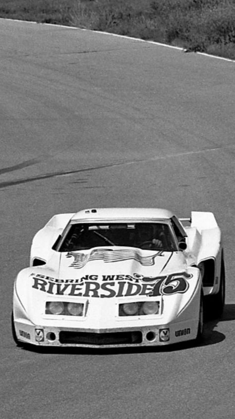 John Greenwood 1975 Greenwood Corvette, Corvette Race Car, Racing Art, Chevrolet Corvette, Race Car, Muscle Cars, Formula 1, Race Cars, Sports Car