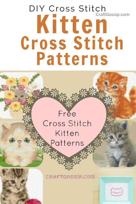 Free Cat Cross Stitch Patterns – Cross-Stitch #crossstitchpatterns #cross-stitchpatterns #freecrossstitchpatterns  #crossstitchcharts #kittencrossstitchpatterns #catcrossstitchpatterns Cat Cross Stitch Patterns, Cat Cross Stitch Charts, Free Cross Stitch Designs, Free Cross Stitch Charts, Cross Stitch Freebies, Cat Cross Stitch Pattern, Cat Cross Stitch, Free Cats, Embroidery Patterns Free