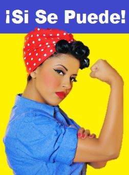 !Si se puede! Black Pin Up, Latina Power, Rosie The Riveter, Black Pins, Mexican American, Single Men, We Can Do It, My Heritage, Younique