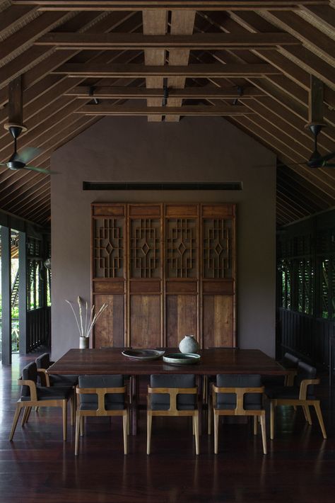 Brick Crafts, Wood Plank Ceiling, Plank Ceiling, Bali House, Slow Design, Path Design, Two Storey House, Vernacular Architecture, Luxury Retreats