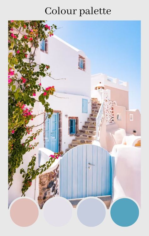 Mediterranean Color Palette, Wedding Color Schemes Summer, Apartment Aesthetic, Mama Mia, Italian Summer, Coastal Cottage, Italian Wedding, Cozy Room, Wedding Color Schemes