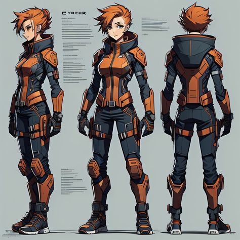 Futuristic Engineer Character, Female Mechanic Character Design, Sci Fi Superhero, Cyberpunk Superhero, Space Suit Drawing, Female Superhero Oc, Space Suit Concept Art, Superhero Costume Design, Futuristic Space Suit