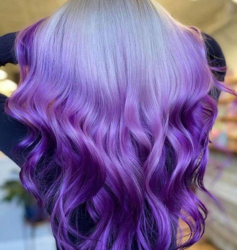 Pandemic Boredom Is Taking Over? Try These Bold Hair Colors to Spice up Your Social Distancing Dark Purple Highlights, Purple Brown Hair, Purple Hair Highlights, Purple Balayage, Pulp Riot Hair Color, Purple Ombre Hair, Dark Purple Hair, Purple Tips, Color Streaks