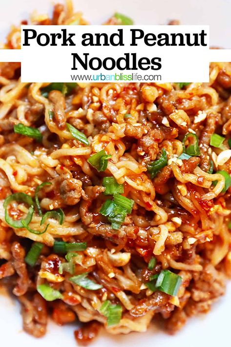 Pork And Peanut Dragon Noodles, Dragon Noodles Recipes, November Dinners, Peanut Noodles Recipe, Spicy Asian Noodles, Chicken Lasagne, Dragon Noodles, Asian Food Recipes, Seder Meal