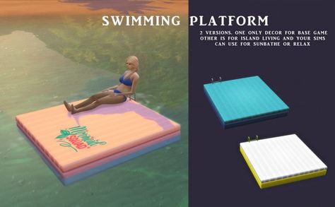 Swimming Animation, Sims 4 Pool, Sims 4 Cc Objects, Swimming Pool Decor, Bear Swimming, Breaststroke Swimming, Pool Stairs, Leo Sims, Furniture Cc