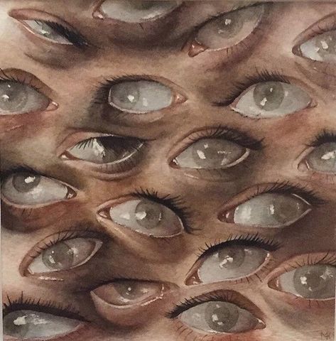 Photowall Ideas, Spooky Eyes, Creepy Images, The Magnus Archives, Aesthetic Eyes, One Eye, Wall Collage, Dark Art, Aesthetic Art