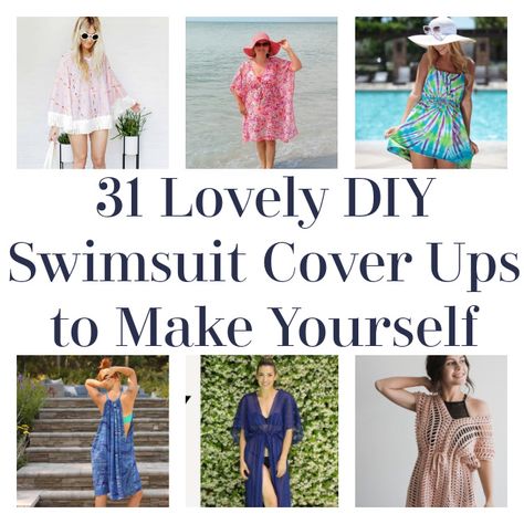 Hello, DIYers! Summer is getting hot, and there is no better place to be than hanging out at the pool or beach! Today we have put together a list of fabulous DIY cover ups for you to wear when frolicking by the water or when you’re heading to and from the pool! These great looks […] The post 31 Lovely DIY Swimsuit Cover Ups to Make Yourself appeared first on DIY Projects by Big DIY Ideas. Swimsuit Cover Up Ideas, Summer Caftan, Swim Wrap, Simple Swimsuit, Diy Swimsuit, Diy Kimono, Tl Yarn Crafts, Beach Cardigan, Dress Sewing Tutorials