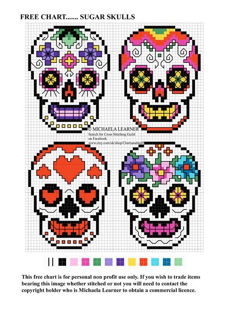 Leisure Arts Cross Stitch Patterns, Quaker Ball, Cross Stitch Skull, Beads Projects, Halloween Knitting, Wall Tree, Modele Pixel Art, Crafts Beads, Graph Patterns