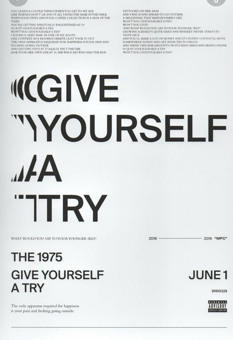 The 1975 New Single DH00328 The 1975 Poster, 타이포그래피 포스터 디자인, Photo Wall Collage, The 1975, Band Posters, New Energy, Room Posters, New Wall, Cool Posters