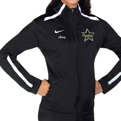 Nike® Women’s Team Overtime Jacket - Omni Cheer Cheer Warm Ups, Cheer Jackets, Dance Jackets, Cheer Coach Gifts, Dance Gear, Team Jackets, Cheer Outfits, Dance It Out, Top Nike