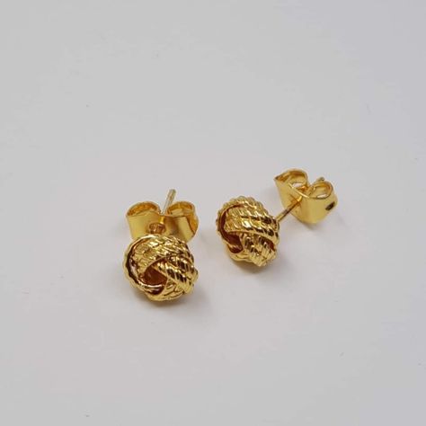 Gold Earrings Studs Simple Unique, Dailyware Earrings Gold, Gold Tops Earrings Indian, Gold Tops Earrings, Gold Earrings Studs Simple, Tops Earrings, Gold Earing, Jewelry Necklace Simple, Diy Earrings Easy