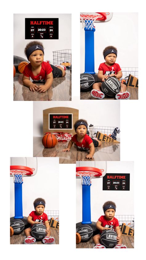 Baby boy photoshoot. Basketball theme photoshoot. 6 month photoshoot Basketball Theme Photoshoot, 6 Month Baby Boy Photoshoot, 6 Months Photoshoot, 6 Month Photoshoot, Months Photoshoot, Baby Boy Photoshoot, First Birthday Theme Boy, Theme Photoshoot, Boy Photoshoot