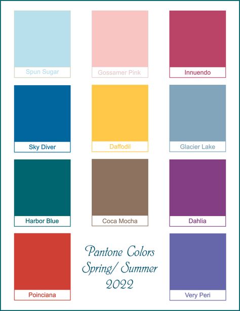 Summer Color Trends, Trending Christmas, Colours That Go Together, Procreate Ipad Tutorials, Paint Palettes, Colors For Spring, Pantone Colour Palettes, House Balcony, Color Mixing Chart