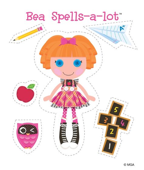 Lalaloopsy Bea Spells A Lot, Lalaloopsy Birthday, Lala Loopsy, Lalaloopsy Party, Kids Handwriting, Lalaloopsy Dolls, Kawaii Clipart, Hama Beads Minecraft, Bubble Guppies