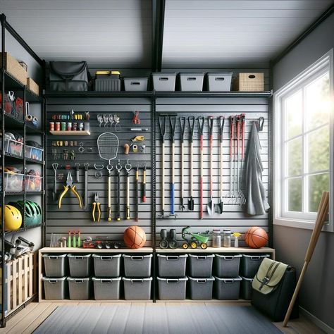 Garage slat walls are becoming increasingly popular as homeowners seek efficient ways to organize and maximize space in small garages. These wall systems are versatile and can transform a cluttered garage into a well-organized, functional area. This blog post examines the pros and cons of garage slat walls, provides recommendations on tools for installation, compares them with other storage solutions, and offers practical tips and tricks. We’ll also cover frequently asked questions, cost con... Slat Wall Organization, Small Garages, Garage Slat Wall, Cluttered Garage, Slat Wall Storage, Slat Walls, Organized Garage, Garage Systems, Vision 2024