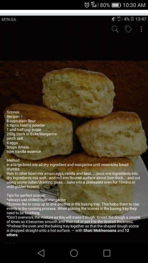 Scones Recipe Easy Scones Recipe Easy 3 Ingredients, Dikuku Recipe, Amasi Scones Recipe, Tea Scones Recipe, Best Biscuit Recipe, Butter Cookie Recipe Easy, Scones Recipe Easy, Homemade Scones, Homemade Cookbook