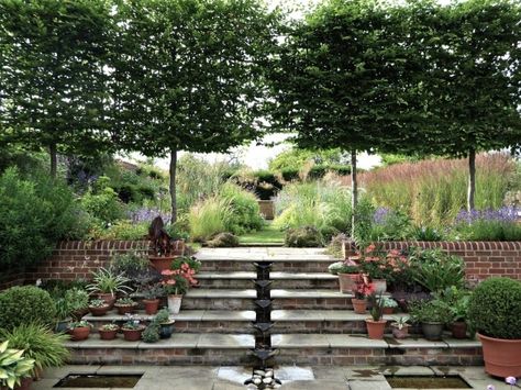 Garden On Slope, Hawaii Garden, Garden Hardscape, Inspiring Gardens, Terraced Garden, Court Yard, Yard Fence, Aol Mail, Sloped Garden