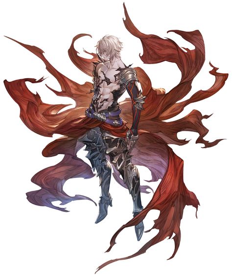 Lucilius Art - Granblue Fantasy Versus: Rising Art Gallery Granblue Fantasy Versus, Boss Character, Anime Boy Hair, Rise Art, Fate Stay Night Anime, Character References, D&d Dungeons And Dragons, Anime Artwork Wallpaper, Game Character Design