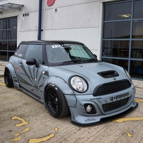 #Mini_Cooper #R56 #Liberty_Walk #LB_Performance #Slammed #Wide_Body #Modified Mini Cooper Wide Body Kit, Wide Body Mini Cooper, Modified Mini Cooper, Mini Cooper S Modified, Mini Cooper Modified, Mini Moodboard, Mini Cooper Graphics, Liberty Walk Cars, Mini Cooper Custom