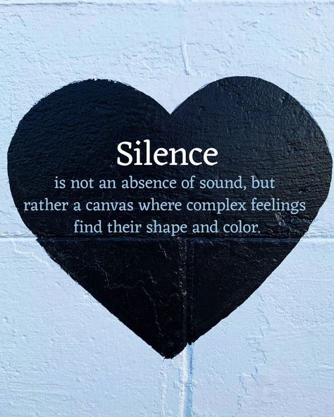 Embrace the power of silence, where emotions speak louder than words. It's a blank canvas waiting to be filled with the vibrant hues of our deepest feelings. 🎨 #SilenceSpeaksVolumes #InnerPeace #EmotionalCanvas #QuietMoments #FeelingsInColor #ReflectAndRecharge #MindfulLiving #PowerOfSilence #MeditationMood #FindingClarityInStillness Silence Speaks Volumes, The Power Of Silence, Power Of Silence, Quiet Moments, Mindful Living, Blank Canvas, Inner Peace, Meditation, Feelings