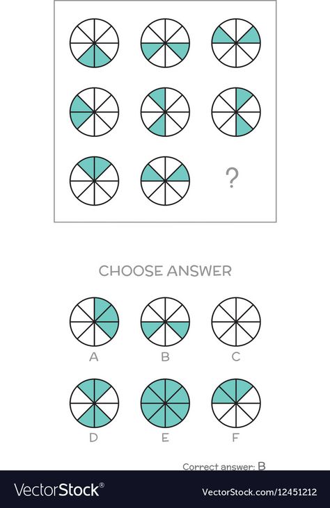 Iq Test Questions With Answers, Mental Math Games, Reasoning Activities, Iq Test Questions, Test For Kids, Quilling Flower Designs, Critical Thinking Activities, Shapes Vector, Pattern Worksheet